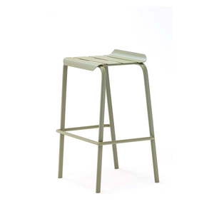 Zelené kovové zahradní barové židle v sadě 4 ks Alicante – Ezeis obraz