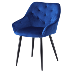 Jídelní židle SCK-487 tmavě modrá/černá obraz