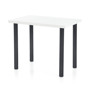 Jídelní stůl MUDIX 2 bílá/černá, 90x60 cm obraz