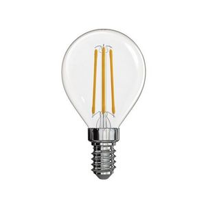 LED žárovka Filament mini globe, E14, 3, 4 W, 470 lm obraz