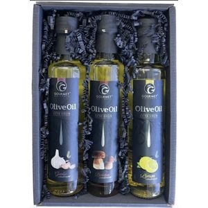 Triáda olivových olejů s příchutí obraz