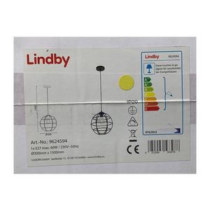 Lindby Lindby - Lustr na lanku BEKIRA 1xE27/60W/230V obraz
