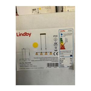 Lindby Lindby - LED Stmívatelný lustr na lanku CERSEI 4xLED/4, 8W/230V obraz