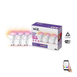 WiZ SADA 3x LED RGBW Stmívatelná žárovka GU10/4, 7W/230V 2200-6500K CRI 90 Wi-Fi -WiZ obraz