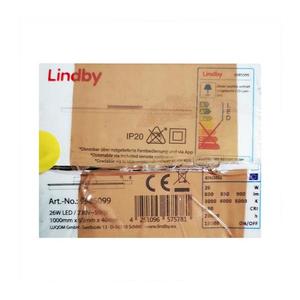 Lindby Lindby - LED Stmívatelné stropní svítidlo IBBE LED/26W/230V Wi-Fi Tuya obraz