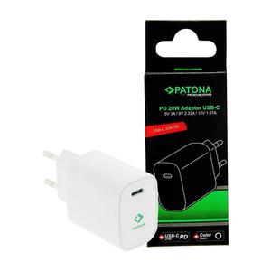 PATONA PATONA - Nabíjecí adaptér USB-C Power delivery 20W/230V bílá obraz