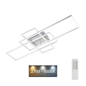 Brilo Brilo - LED Stmívatelný přisazený lustr FRAME LED/51W/230V chrom + DO obraz