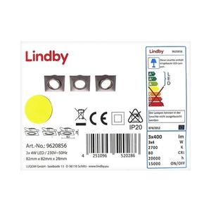 Lindby Lindby - SADA 3x LED Podhledové svítidlo ANDREJ LED/4W/230V obraz