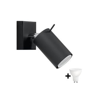 Brilagi Brilagi - LED Nástěnné bodové svítidlo ASMUS 1xGU10/7W/230V černá obraz