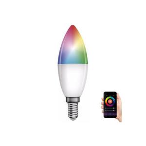 LED RGB Stmívatelná žárovka GoSmart E14/4, 8W/230V 2700-6500K Wi-Fi Tuya obraz
