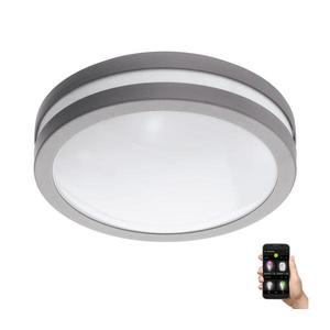 Eglo Eglo 33572 - LED Stmívatelné koupelnové svítidlo LOCANA-C 14W/230V IP44 stříbrná obraz