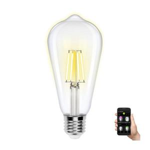 B.V. LED Stmívatelná žárovka FILAMENT ST64 E27/6W/230V 2700-6500K Wi-Fi - obraz