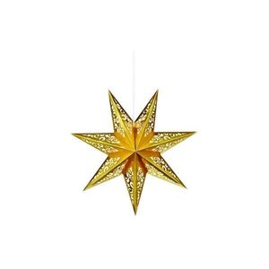 Markslöjd 702830 - Vánoční dekorace SATURNUS 1xE14/25W/230V pr. 45 cm zlatá obraz