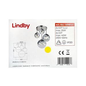Lindby Lindby - Lustr na tyči RAVENA 2xE27/40W/230V + 2xE27/25W obraz