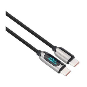 SSC1802 - USB-C kabel s displejem 100W 2m obraz