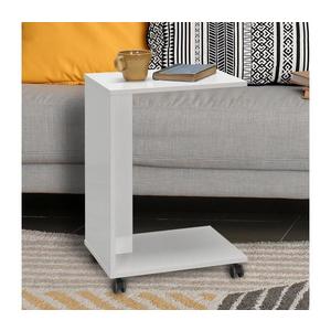 Adore Furniture Odkládací stolek 65x35 cm bílá obraz