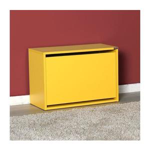 Adore Furniture Botník 42x60 cm žlutá obraz