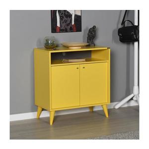 Adore Furniture Komoda 79x73 cm žlutá obraz