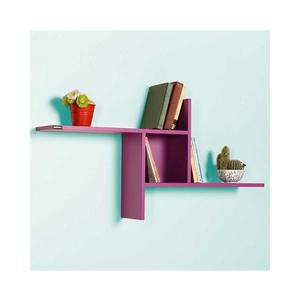 Adore Furniture Nástěnná police 50x100 cm fialová obraz