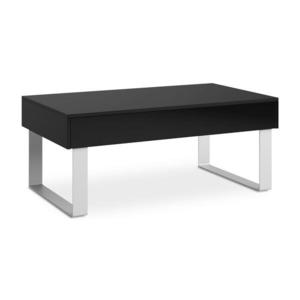 Konsimo Sp. z o.o. Sp. k. Konferenční stolek PAVO 45x110 cm lesklá černá obraz