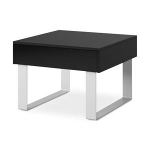 Konsimo Sp. z o.o. Sp. k. Konferenční stolek PAVO 45x63, 5 cm lesklá černá obraz
