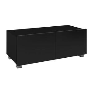 Konsimo Sp. z o.o. Sp. k. TV stolek PAVO 37x100 cm lesklá černá/matná černá obraz