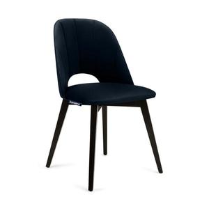 Konsimo Sp. z o.o. Sp. k. Jídelní židle BOVIO 86x48 cm tmavě modrá/buk obraz