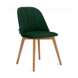 Konsimo Sp. z o.o. Sp. k. Jídelní židle RIFO 86x48 cm tmavě zelená/světlý dub obraz