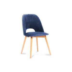 Konsimo Sp. z o.o. Sp. k. Jídelní židle TINO 86x48 cm tmavě modrá/buk obraz