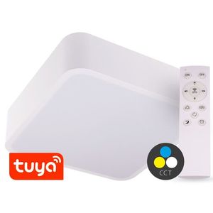 T-LED SMART TUYA Bílé LED stropní svítidlo hranaté 400x400mm 36W CCT s DO 105469 obraz