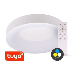 T-LED SMART TUYA Bílé LED stropní svítidlo kulaté 480mm 48W CCT s DO 105557 obraz