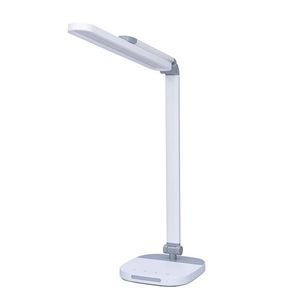 Solight Bílo-šedá LED stolní lampa s nočním světélkem 10W stmívatelná WO65 obraz