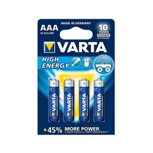 VARTA Varta 4903 - 4 ks Alkalická baterie HIGH ENERGY AAA 1, 5V obraz