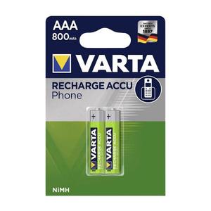 VARTA Varta 58398 - 2 ks Nabíjecí baterie PHONE ACCU AAA NiMH/800mAh/1, 2V obraz