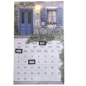 Nástěnný kalendář Barevná ulička, 30 x 50 cm obraz