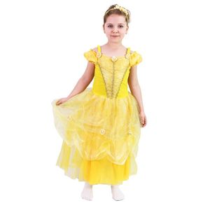 Rappa Dětský kostým Princezna žlutá, vel. M obraz
