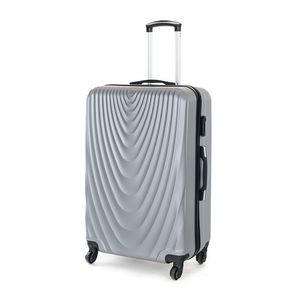 Pretty UP Cestovní skořepinový kufr ABS07 L, šedá obraz