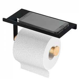 Altom Držák toaletního papíru PHONE, 18 x 10 cm, čierna obraz