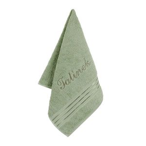Bellatex Froté ručník s výšivkou Tatínek zelená obraz