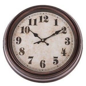 Nástěnné hodiny Rustik, pr. 30, 5 cm, plast obraz