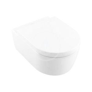 VILLEROY & BOCH Avento Závěsné WC se sedátkem SoftClosing, DirectFlush, CeramicPlus, alpská bílá 5656HRR1 obraz