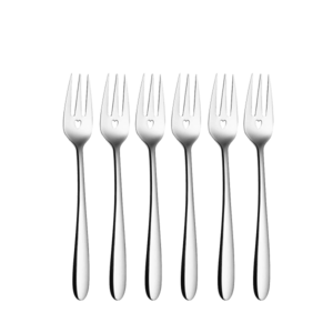 Vidlička na moučník se srdíčkem 6 ks sada – Love Cutlery obraz