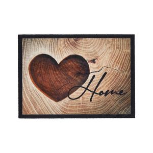 Dveřní Rohožka Love Home Wood, 50/70cm obraz