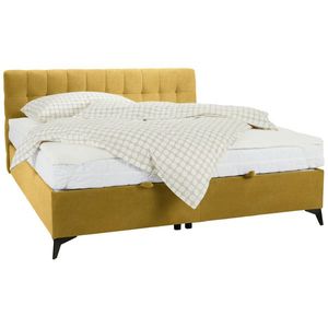 Kontinentální postel Magic, 180x200cm, žlutá obraz
