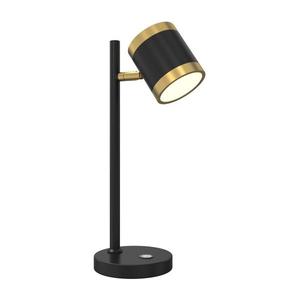 Wofi Wofi 8003-104S - LED Stmívatelná stolní lampa TOULOUSE LED/10W/230V černá/zlatá obraz