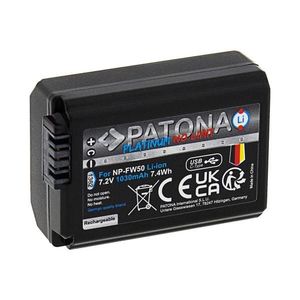 PATONA PATONA - Aku Sony NP-FW50 1030mAh Li-Ion Platinum USB-C nabíjení obraz