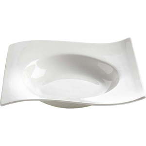 Bílý hluboký porcelánový talíř Motion – Maxwell & Williams obraz