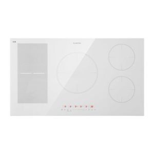 Klarstein Delicatessa 90 Hybrid, indukční varná deska, vestavná, 7400 W, 5 zón, bílá obraz