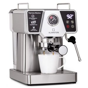 Klarstein Libeica, espresso kávovar, 19 bar 1, 8 l, 10 šálků, napěňovač mléka obraz