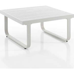 Bílý hliníkový konferenční stolek 80x80 cm Ischia – Tomasucci obraz
